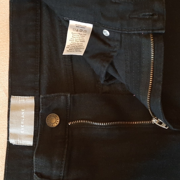 EUC Everlane Black High-Rise Skinny Jeans  Sz 27 - Picture 11 of 15